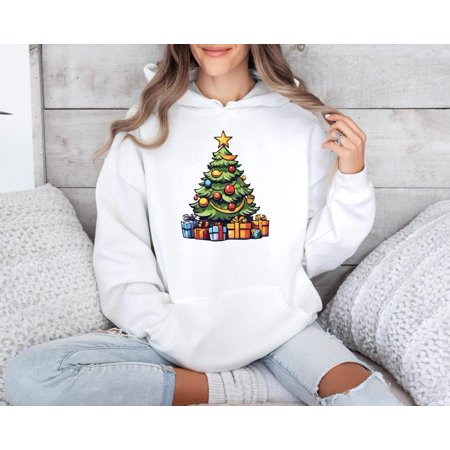travel hoodie, Festive Christmas Tree PNG Digital Hoodie Mugs Pillows Holiday Print Tis The Season Merry Christmas Gifts Happy Fun Simple