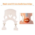 thumbnail image 3 of Labymos Pont en Érable Standard Pièce de Rechange pour Basses Doubles de Taille 4/4 Réglable, 3 of 8