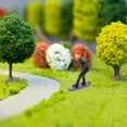 thumbnail image 4 of KAKOWELY Figura de persona esquiando en miniatura Modelo de persona esquiando en miniatura Diseño de modelo humano coloreado Decoración, 4 of 4
