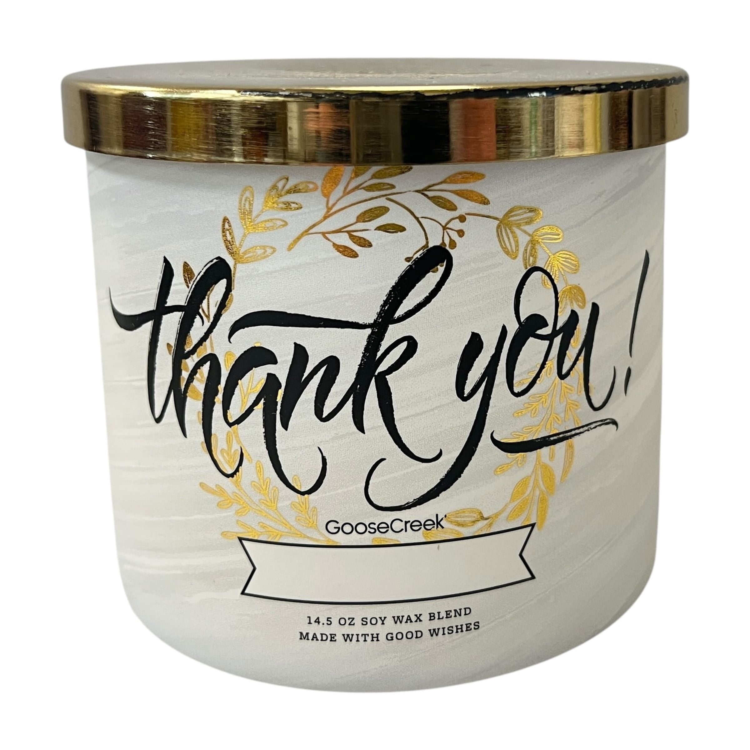 Goose Creek Thank You 3 Wick Candle 14.5 oz