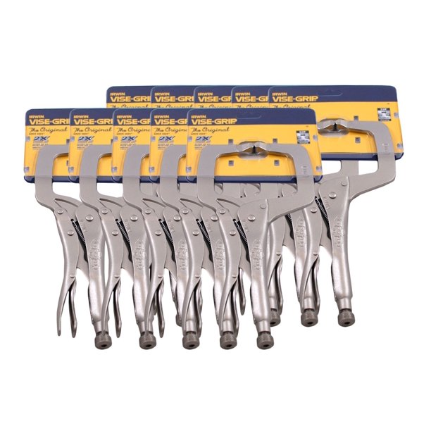 Irwin ViseGrip 11R The Original 11" Locking CClamps with Regular Tip