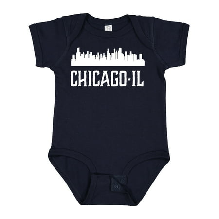 

Inktastic Chicago Illinois Skyline IL Cities Gift Baby Boy or Baby Girl Bodysuit
