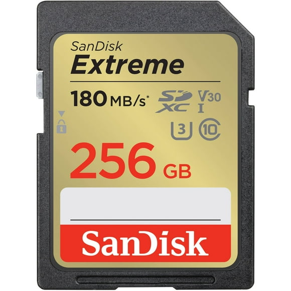 Carte Mémoire SanDisk 256 Go Extreme SDXC UHS-I