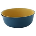 thumbnail image 2 of Cesta de drenaje Cateissary Colador de frutas y verduras amarillo y azul redondo, 2 of 6