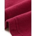 thumbnail image 6 of INSPIRE CHIC Women's Denim Vest Sleeveless Button Down Mid Length Casual Jean Vest S Dark Red, 6 of 7