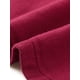 thumbnail image 5 of CHALECO DE MEZCLILLA PARA MUJER INSPIRE CHIC SIN MANGAS, CIERRE DE BOTONES, LONGITUD MEDIA, VESTIDO CASUAL, TALLA XS, ROJO OSCURO, 5 of 6