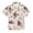 Watercolor Floral Flower, variant on Small Short Sleeve Button Down Shirts Colorful Parrot Bird and Leaf Casual Shirt 3-10 Years