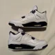 thumbnail image 2 of Ni - ke Air Jordan 4 Retro LS Columbia 2015 314254 107 White/Midnight Navy Size 10 VNDS, 2 of 5