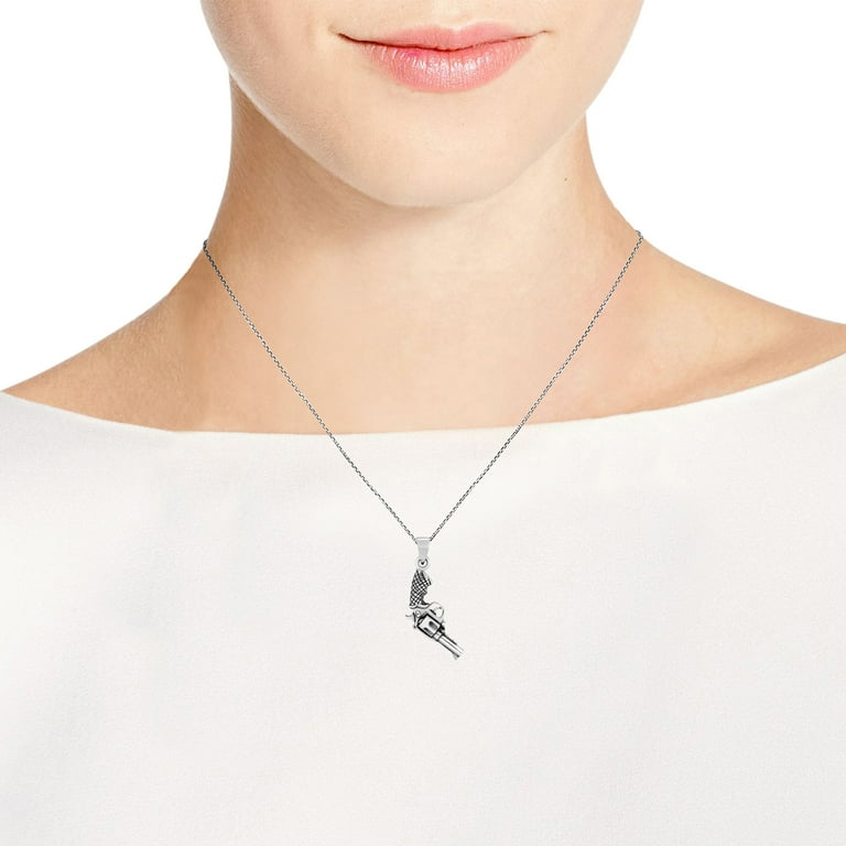 Saint laurent shop gun necklace