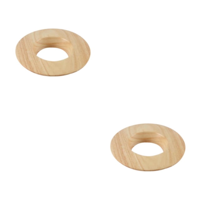 maskred Support de Goutteur à Café en Bois Résistant à la Chaleur pour Bureau Style A 2Set