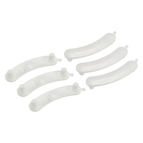 Uxcell Washing Machine Tub Wear Pad Plastic White 6 Pack