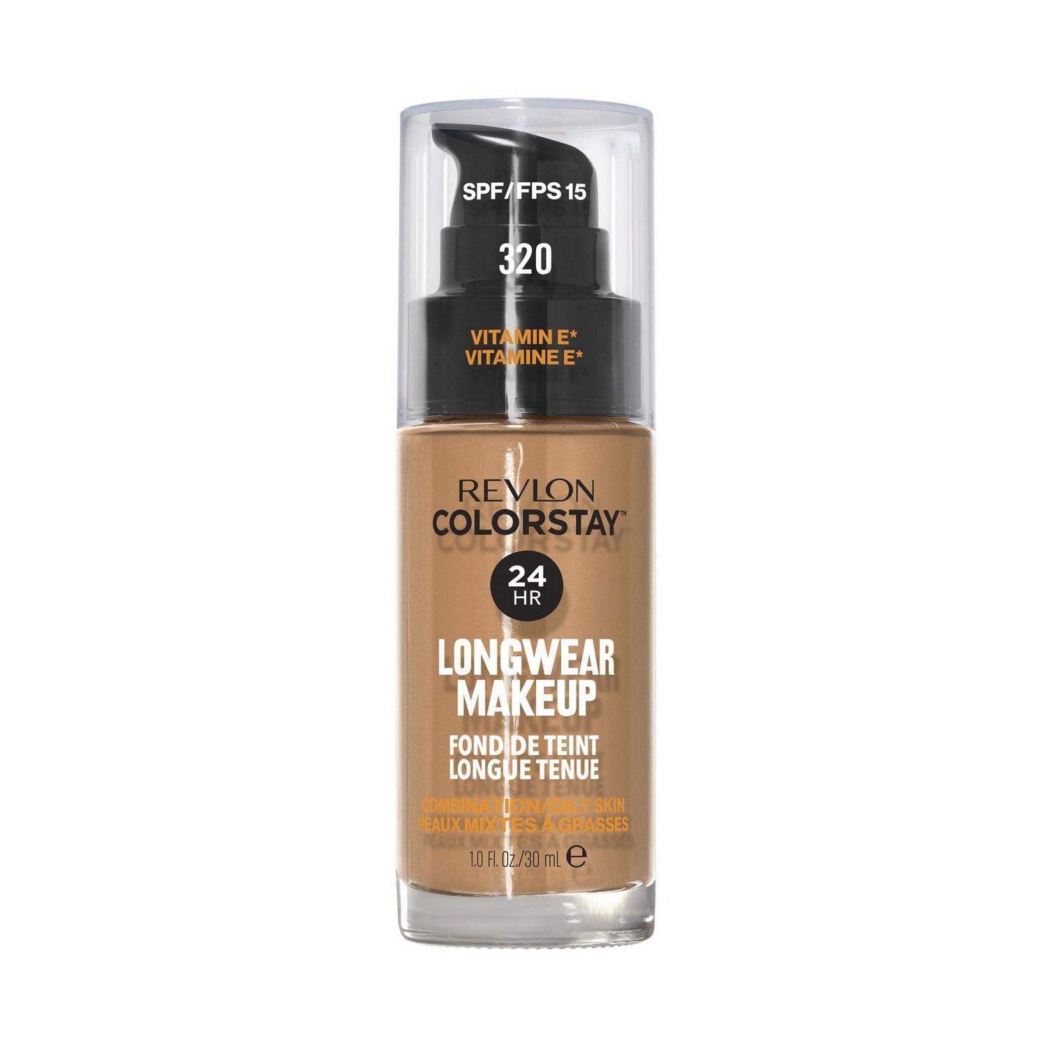 Fond de teint longue tenue Revlon Colorstay™ pour peaux mixtes à grasses, 30 ml
