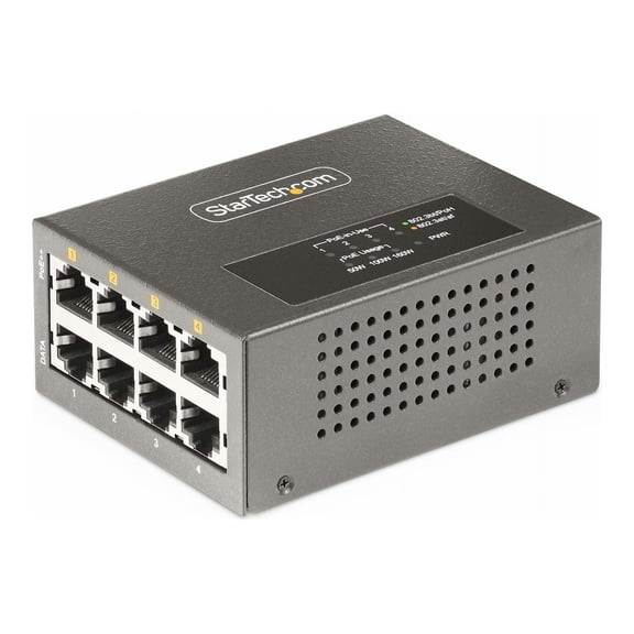StarTech 4-Port Multi-Gigabit PoE   Injector