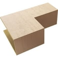 thumbnail image 6 of 12"W x 36"D x 24"H Classic Chapel Hill Rough Cedar Woodgrain TimberThane Corbel, Primed Tan, 6 of 6