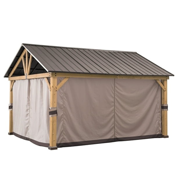 Original Manufacturer Sunjoy Universal Replacement Netting And Curtain For 13x15 Wood Gazebo With Gable Hardtop Com - Canvas Valencia Patio Swing Daybed With Netting Parts Original Manufacturer Sunjoy Universal Replacement Netting And Curtain For 13x15 Wood Gazebo With Gable Hardtop Com - Canvas Valencia Patio Swing Daybed With Netting Parts