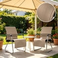 thumbnail image 5 of Summer Ice Silk Chair Cushion with Backrest, Breathable Non- Integrated Seat Cushion for Office and Home, Cool Seat Pad for Long Sitting Hours on Desk & Gaming Chairs, 5 of 5