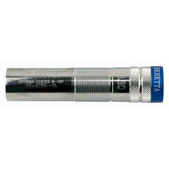 Beretta Optimachoke HP  3/4 Extended 12 Gauge Choke Tube, Silver/w Color Band, Cylinder