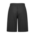 thumbnail image 6 of Hvyesh Sweat Shorts for Men Big and Tall Workout Gym Lounge Jogger Athletic Shorts 5"Inch Inseam Drawstring Elastic Waist Shorts, 6 of 7