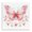 Pink Symmetrical Butterfly, variant on Stupell Industries Bohemian Rainbow Butterflies Rabble Canvas Art, 17 x 17, by Creative Studio