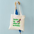 thumbnail image 6 of CafePress - Autism Ribbon For My Brother Tote Bag - Unisex Canvas Tote Bag, Beige, 1-Piece, 6 of 8