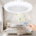 thumbnail image 2 of E27 Adjustable Modern Led Ceiling Fan with Light ,Bedroom Living Room Fan Lamp,without Bulb, 2 of 11