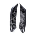 thumbnail image 5 of BAOSITY 2x Car Headlight Eyebrow Exterior Accessories Eyelids Tail Lights Waterproof Universal s Eyebrow Cover for Vehicle A Carbon Fiber Black, 5 of 8