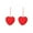 A, variant on Kdkad Multicolor Valentine's Day Heart Shaped Fabric Pendants, 2Pcs 1.57in/4cm 3D Foam Hearts, Romantic Hanging Ornaments for Valentine's Day Wedding Engagement Party Home Decorations