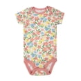 thumbnail image 4 of HWJAD Baby Girls 100% Cotton 5-pack Short Sleeve Bodysuits Onesies for Newborn Infant Baby, 4 of 6
