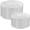 Clear, variant on 100Pcs Clear Plastic Plates, Heavy Duty Party Plates, Hammered Disposable Plates Include 50 Clear Fancy Dessert Plate, 50 Dinner Plate for Wedding Party