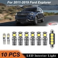 thumbnail image 3 of 10 Pack White LED Interior Lights - Map/Glove Light Bulbs for 2011-2019 for Ford Explorer -, 3 of 4