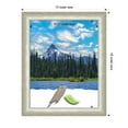 thumbnail image 4 of Two Tone Silver Wood Picture Frame, Photo Frame, Art Frame, 4 of 10