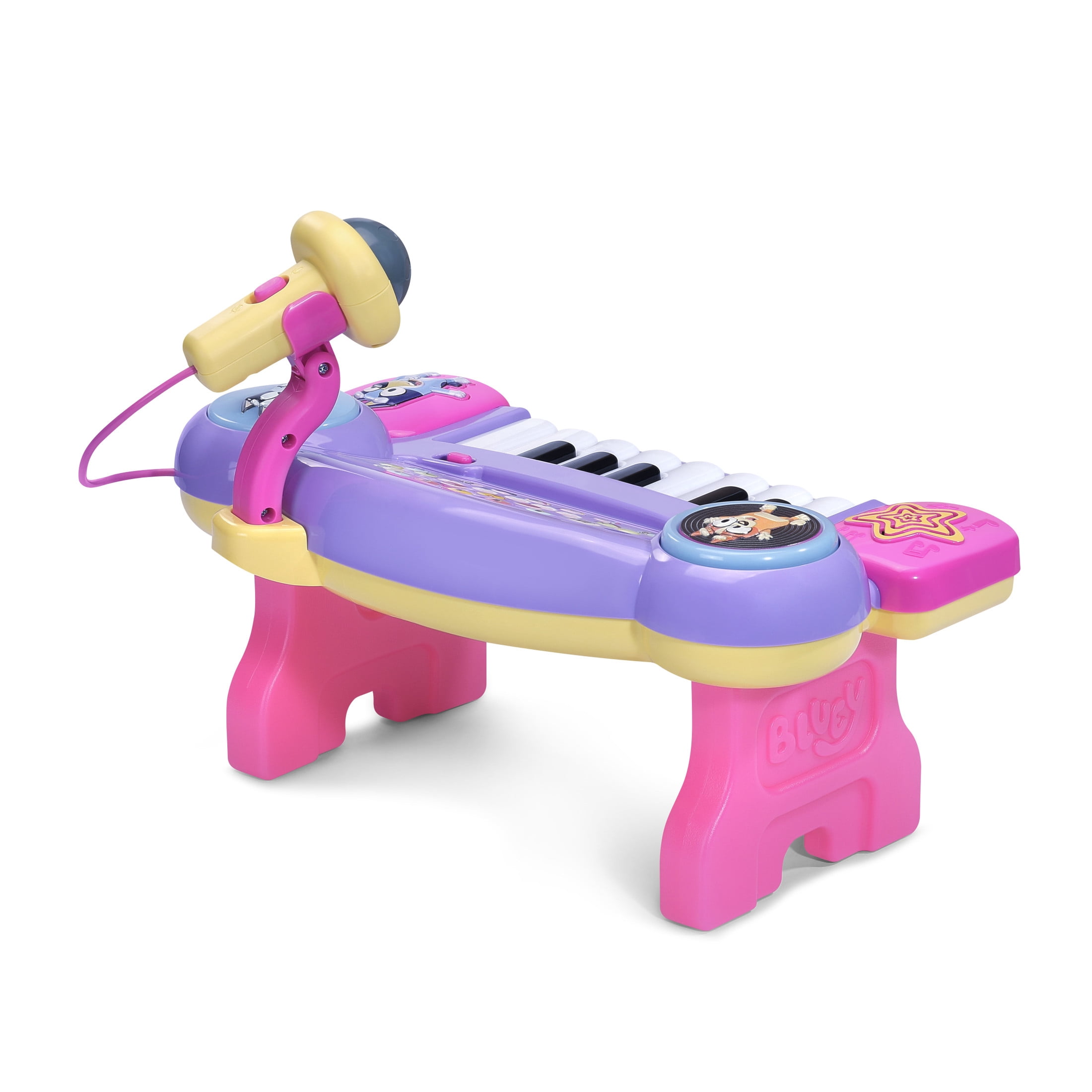 VTech Bluey Keyboard With Light-Up Keys and Musical Instruments