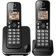 thumbnail image 1 of Panasonic DECT 6.0 Expandable Cordless Phone - 2 Handsets; Call Block Feature; Black - KX-TGC382CB, 1 of 10
