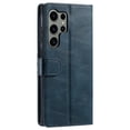 thumbnail image 3 of SaniMore for Samsung Galaxy S2 Ultra PU Leather Case, Wallet Design with Card Slots Cash Pocket [Wrist Strap] Flip kickstand Full Body Protection Magnetic Closure Business TPU Shell, Darkblue, 3 of 11
