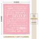 thumbnail image 2 of LHSHID Sister Birthday Gifts Get Well Blanket for Sister Inspirational Gifts Blanket for Sister Sister Gifts for Mothers Day Christmas Graduation Wedding Thinking of You Gifts for Sister 40x50in, 2 of 5