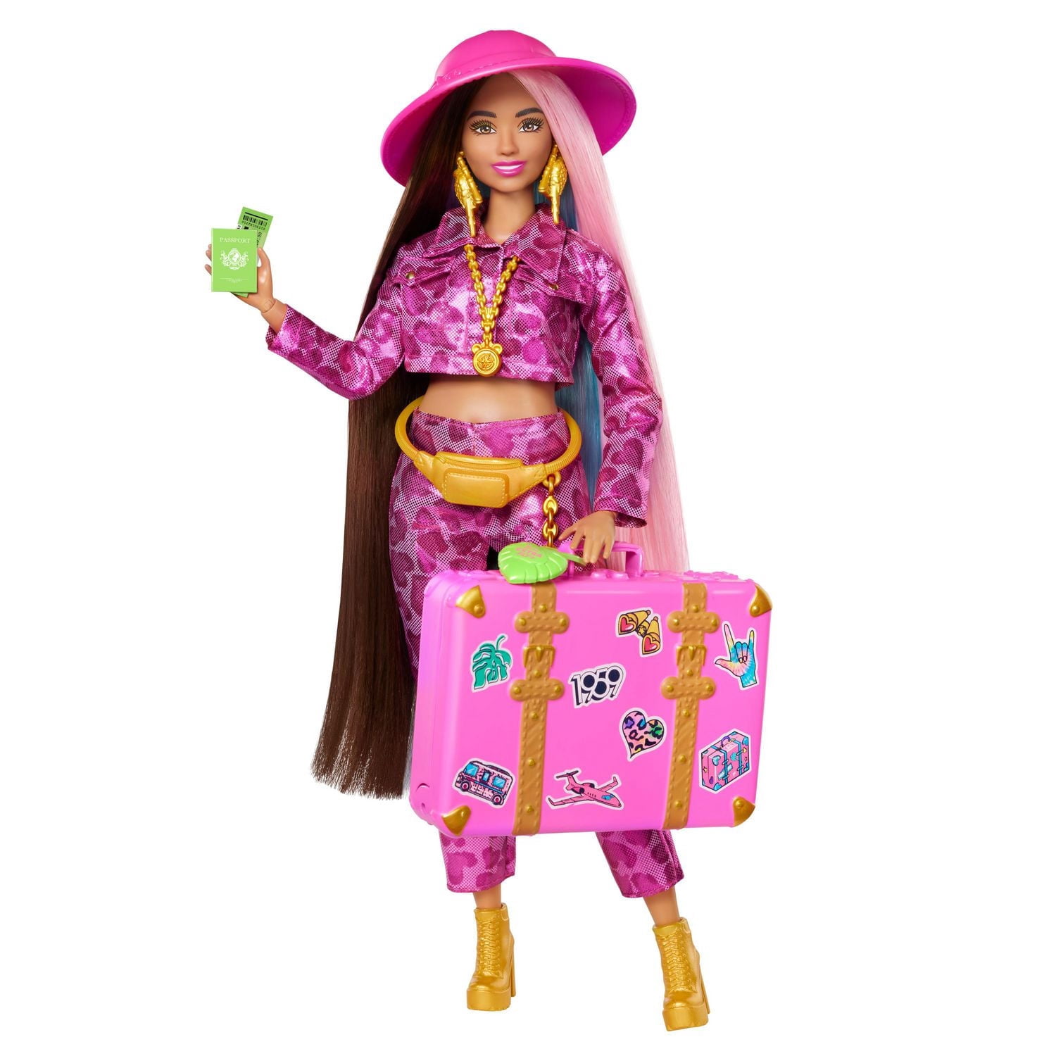 Barbie Extra Fly Poupée Voyage, tenue de safari