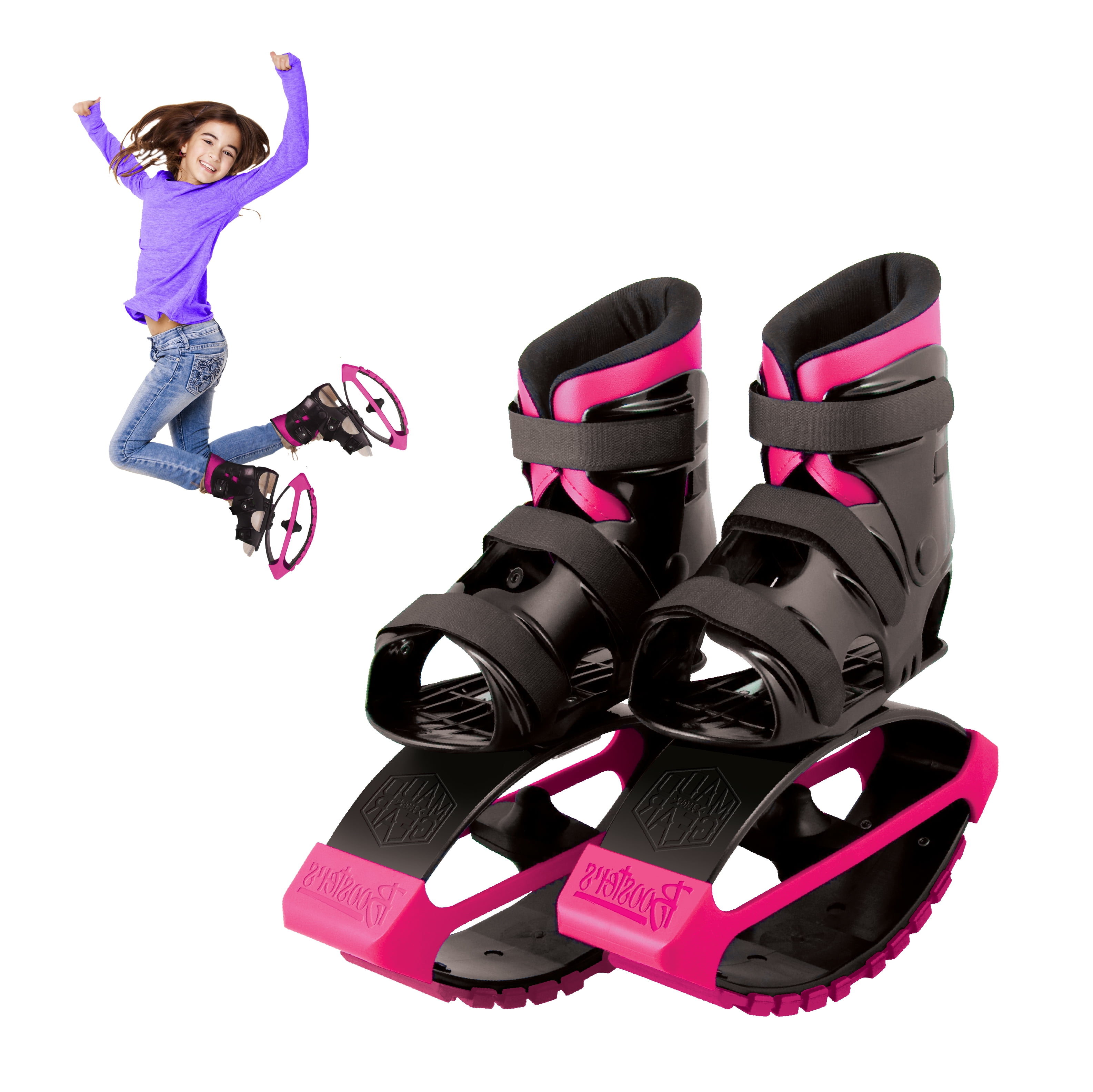 MADD Gear Boosters Bouncing BOOTS Jump Shoes Children Kids Size 3-6 Youth Girls for sale online