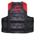 thumbnail image 2 of Full Throttle Adult Nylon Life Jacket - L/XL - Red/Black | Bundle of 5, 2 of 2