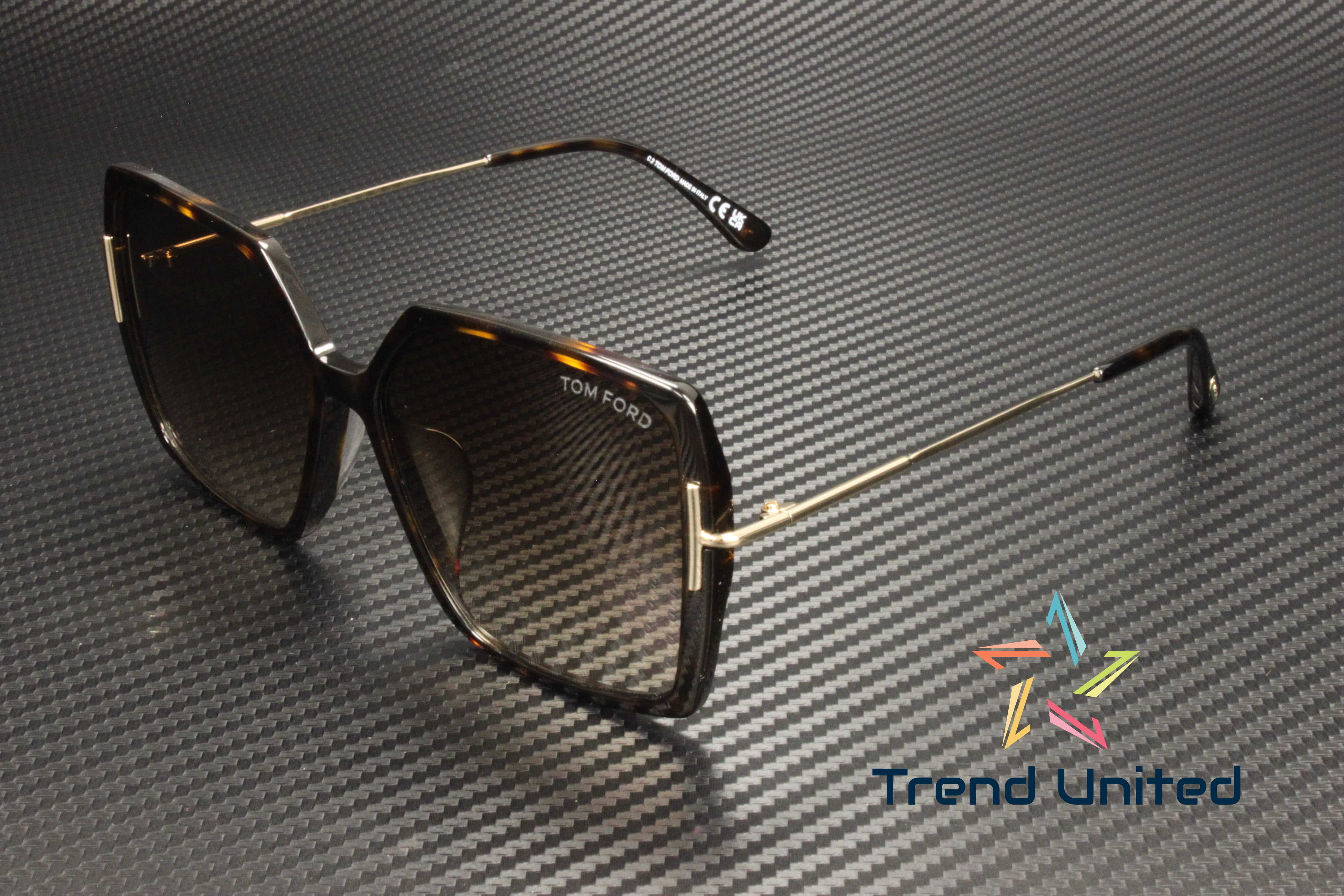 Tom Ford Alistair FT0524 54H Red Havana Brown Polarized 56  display picture 2