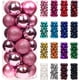 thumbnail image 1 of Emopeak 24 bolas de Navidad adornos para árbol de Navidad – decoraciones de árbol de Navidad inastillables, bola colgante para decoración de fiesta de boda, color azul real, 1 of 4