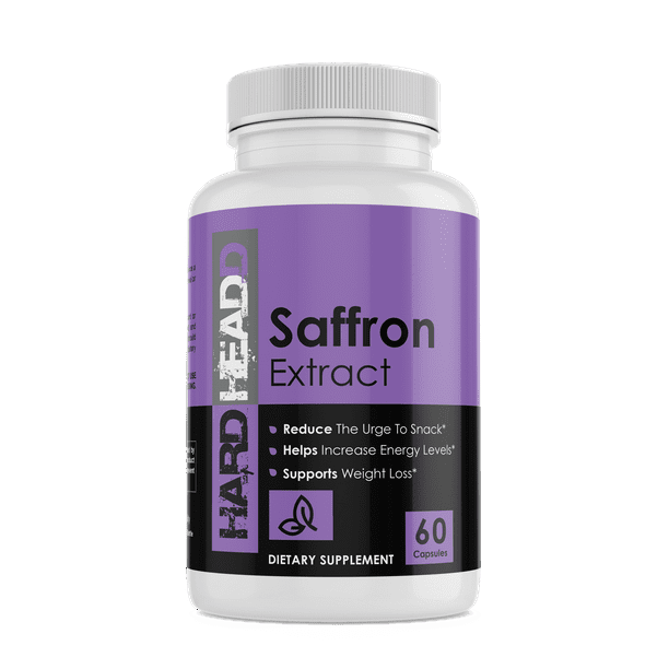 Saffron Extract Dietary Supplement Veggie Capsules Supports Weight