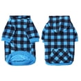 thumbnail image 4 of Pet Dog Supplies, Plaid Dog Hoodie, Fleece Lined Dog Sweater for Small Medium Large Dogs, Warm Thick Plaid Dog Sweatshirt, Soft Cozy Cold Weather Pullover Pet Apparel with Hood, 4 of 8