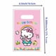 thumbnail image 4 of Bolsa de regalo para fiesta de cumpleaños de Hello Kitty, bolsas de plástico rosa con diseño de Hello Kitty, para dulces, suministros y decoraciones para fiestas de cumpleaños de niñas y niños, 4 of 5