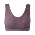 thumbnail image 3 of Tisuna Push Up Bra For Women Solid Color Standard Straps Wireless Bralette Soft Stretch Women'S Work Casual Daily Wear Coffee, 3 of 3