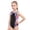 A-Black307, variant on JAJAHO One Piece Swimsuit For Girls Racerback Scoop Neck High Cut Training Bathing Suit For Swim Exercise Stylish Swimwear