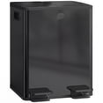 thumbnail image 1 of HOMCOM Dual Trash Can, 2 x 20 Liter Garbage Can with Soft Close Lid, Black, 1 of 10