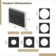 thumbnail image 5 of 40 estuches acrílicos para colección de monedas, estuches para monedas con bases de espuma ajustables, soportes universales para monedas, estuches protectores para monedas para coleccionistas, 5 of 6