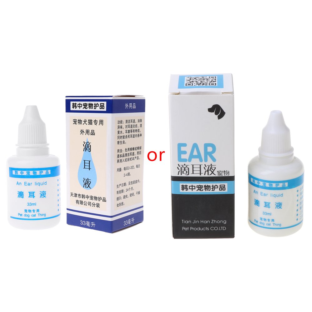 Pet Cat Ear Drops Dog Ear Inflammation Anti-dog Ear Mite Medicine Wash