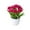 Hot Pink, variant on FTsdfkl Artificial Carnation Potted , Silk Carnation Flower Arrangement, Multicolor Carnation Bunch with White Pot, for Home, Office, and Balcony Decor