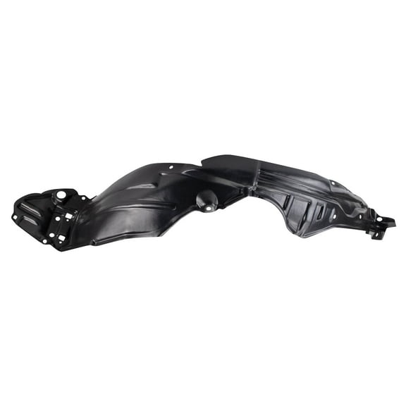 TRQ Front Right Inner Fender Liner Black Passenger Side Fits Select 2012-2014 Toyota Prius C TO1249185